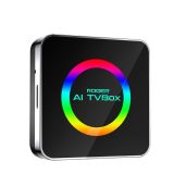 Roger AI Box Wireless CarPlay & Android Auto Adapter, Built-in Netflix & YouTube